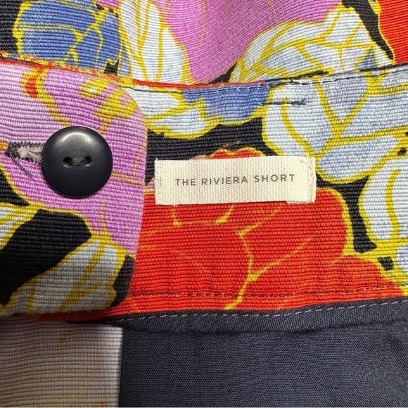 LOFT The Riviera Short purple and orange floral shorts 2 - Picture 5 of 5